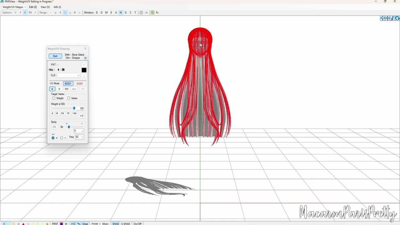 [MMD/PMX Editor] Hair Physics (Tutorial)