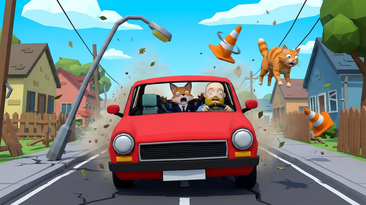 DRIVING BLIND! with @FirstSchoolBoy