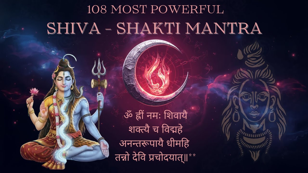108 Most Powerful Mantras | सर्वशक्तिदायक महामंत्र Original & Powerful | ॐ ह्रीं नमः शिवायै |
