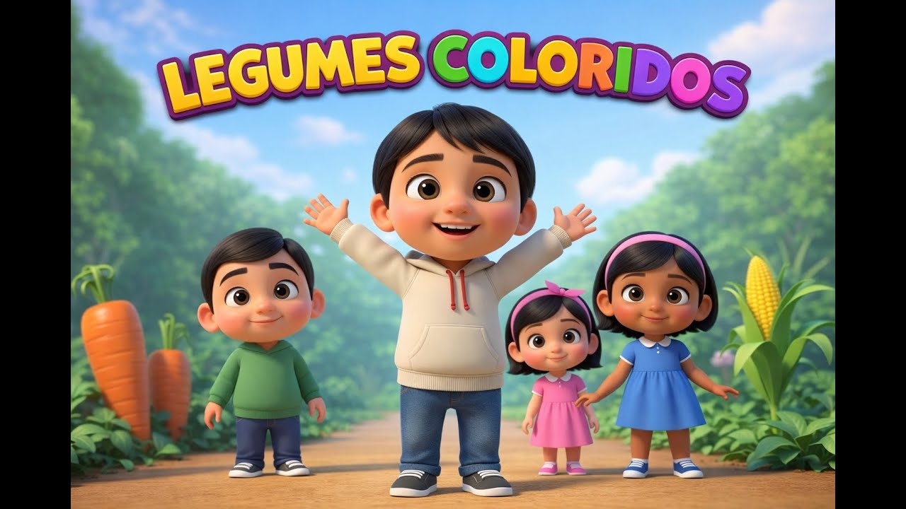 Legumes Coloridos 🥕🥦🌽 | Música Infantil Educativa para Bebês | Babidoo