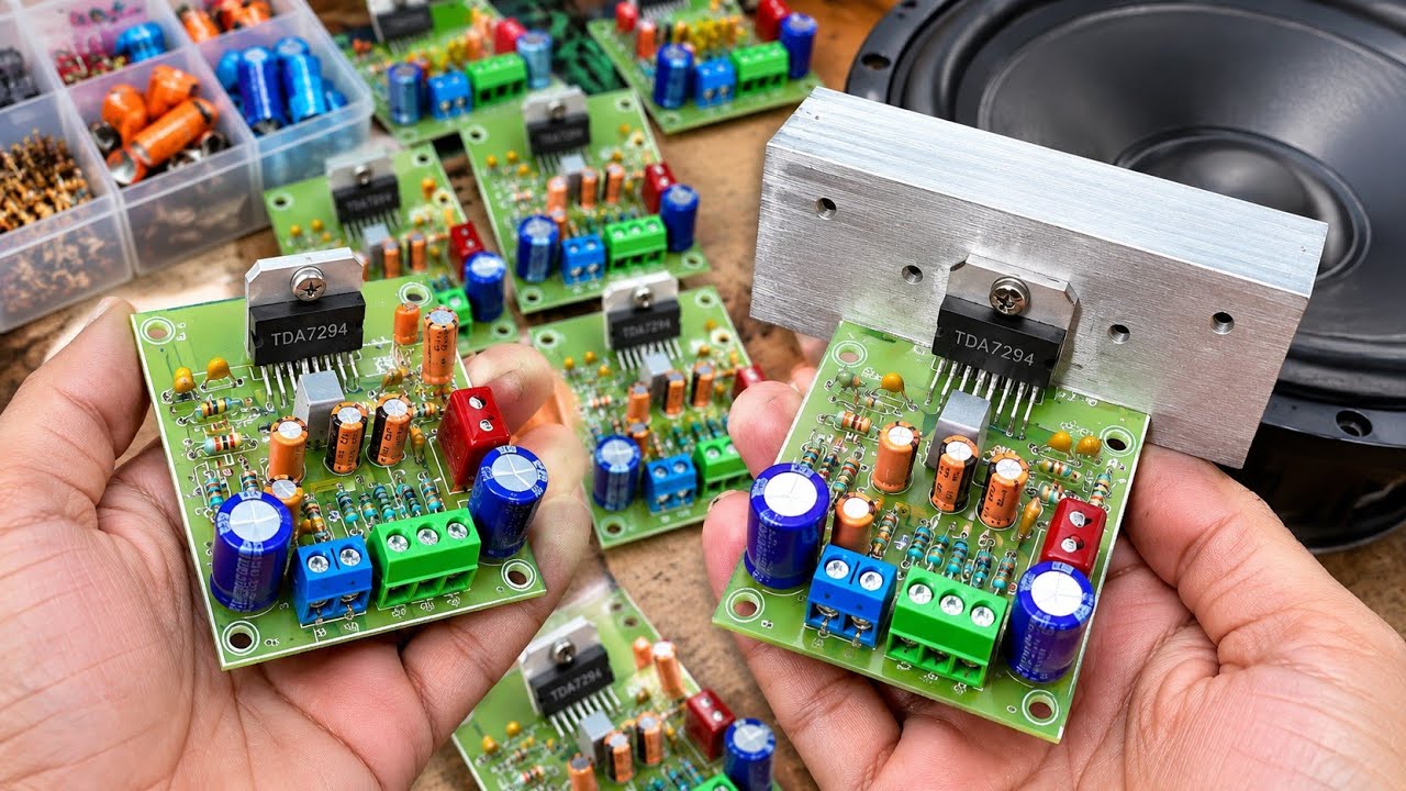 How to Build Your Own Amplifier (TDA7294 Mono Amplifier)