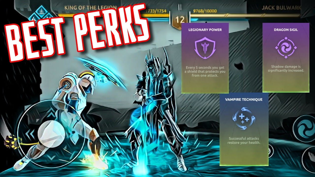 I got Lucky with Best Perk Combinations - Shadow Fight 4 Arena