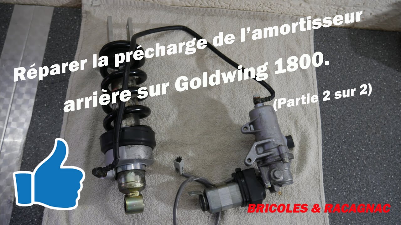 ❓🤔💪 Réparation suspension arrière Goldwing 1800 (Partie 2 sur 2) ❓🤔💪
