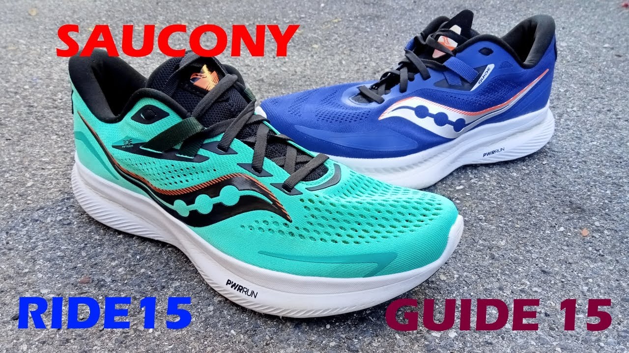 SAUCONY RIDE 15 & SAUCONY GUIDE 15 : la soletta in PWRRUN+ è infinita!