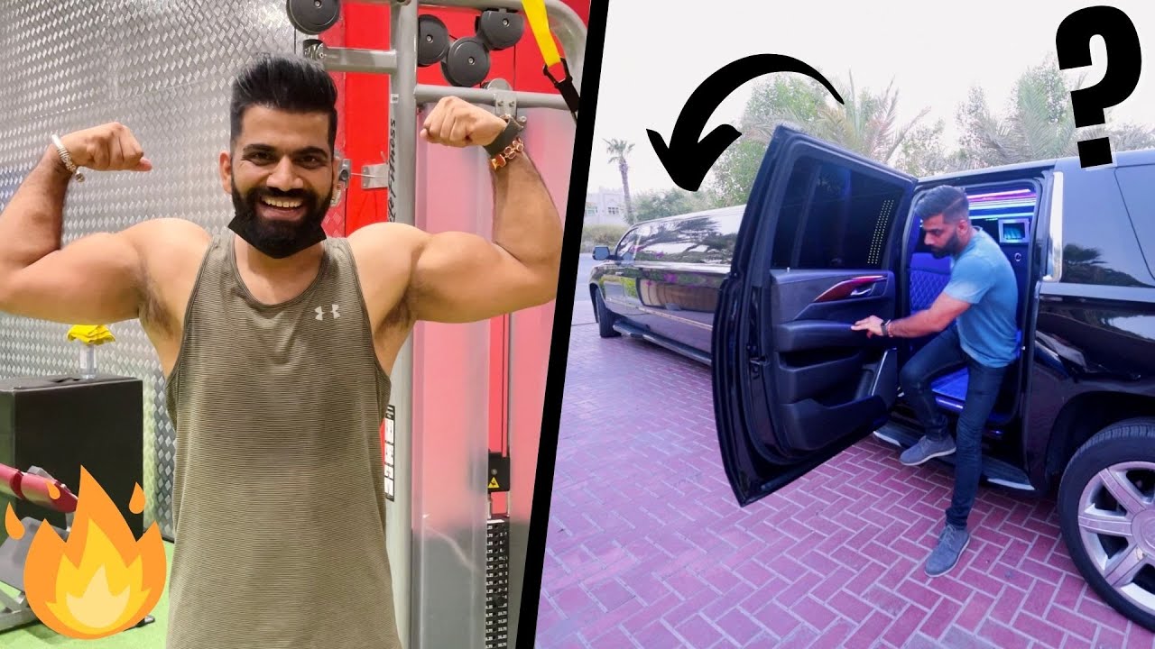 Limousine Ride + Amazing Workout In Dubai🔥🔥🔥