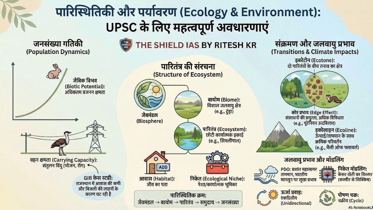 L2| UPSC Environment & Ecology Complete Mind Map | Prelims + Mains 2026 | THE SHIELD IAS |