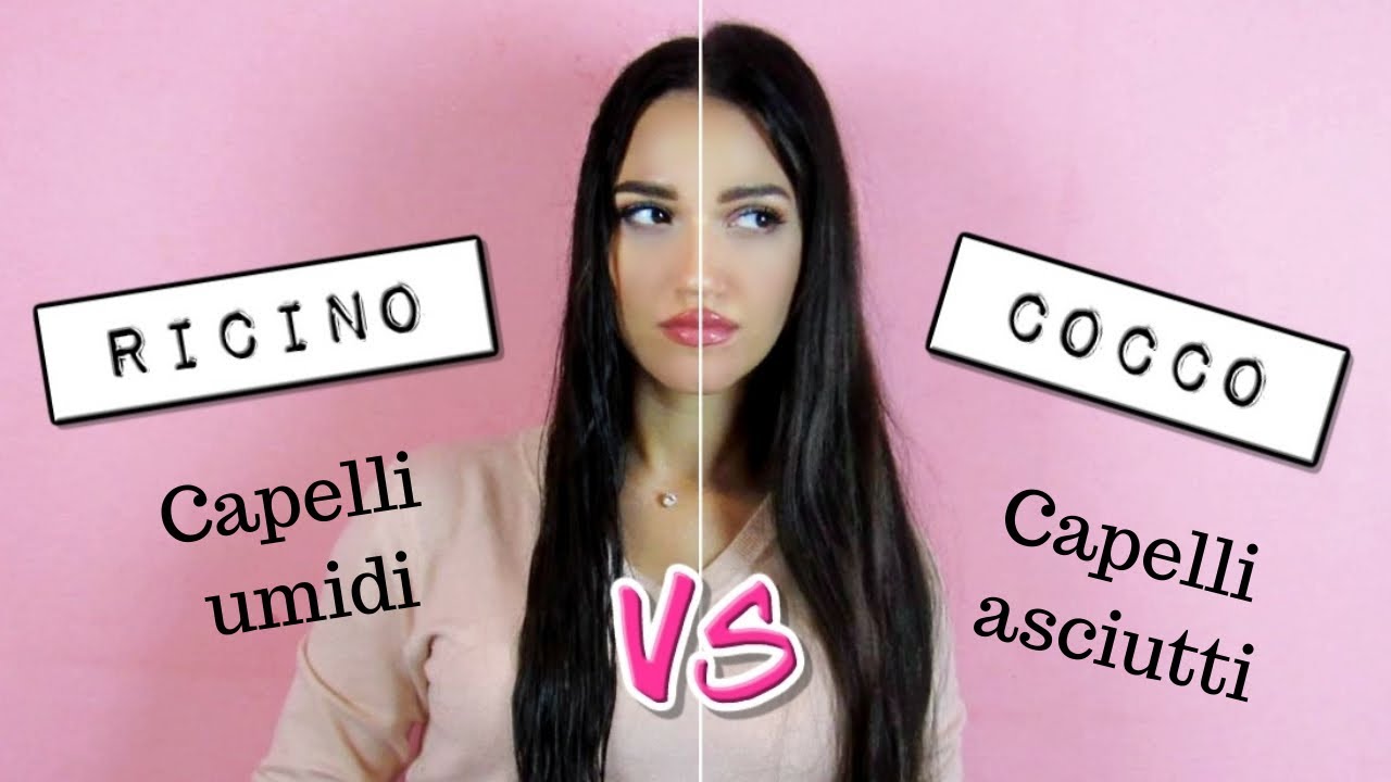 Come applicare gli oli sui capelli ... OLIO DI COCCO vs. OLIO DI RICINO