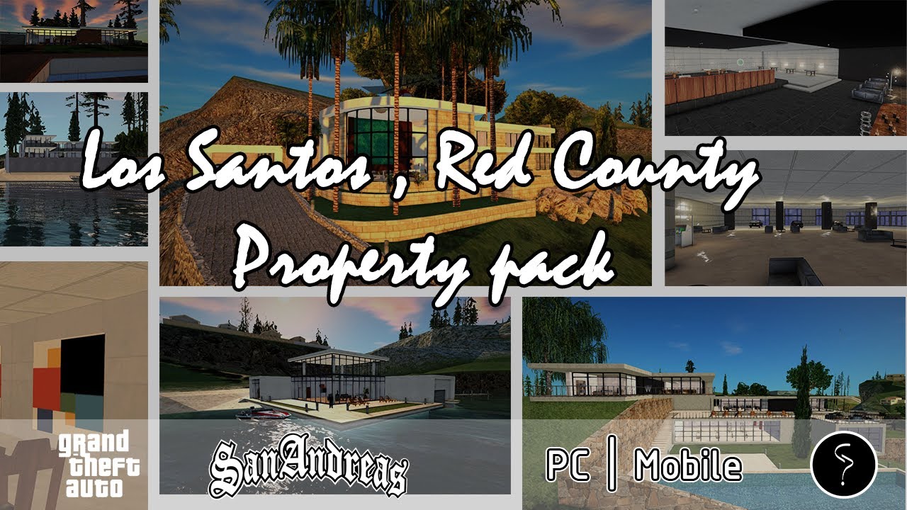 Biggest property pack for Los Santos, Red County GTA San Andreas