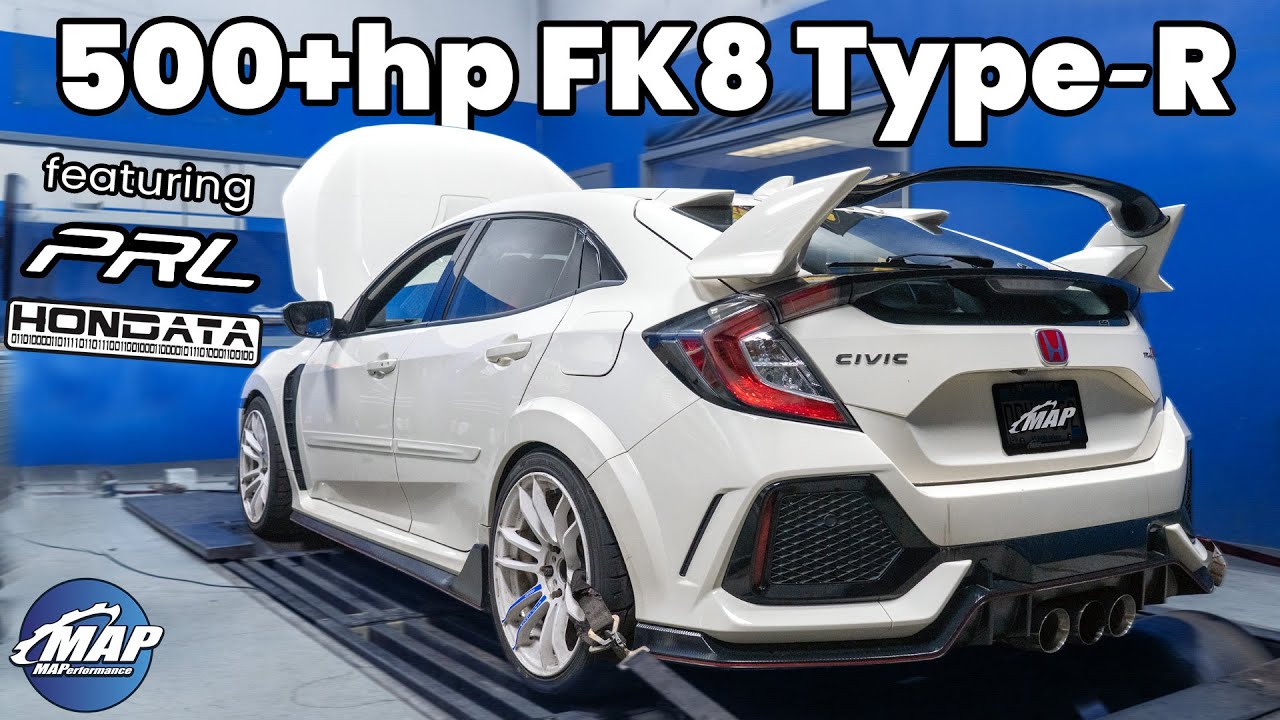 Наш Honda Civic Type-R FK8 мощностью более 500 л.с. | ft PRL и Hondata