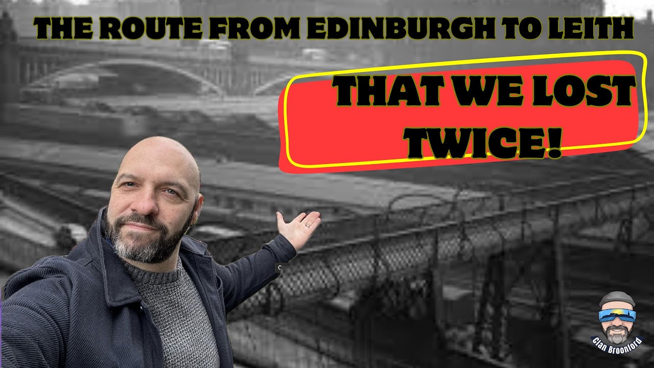 The route from Edinburgh to Leith that was lost twice!