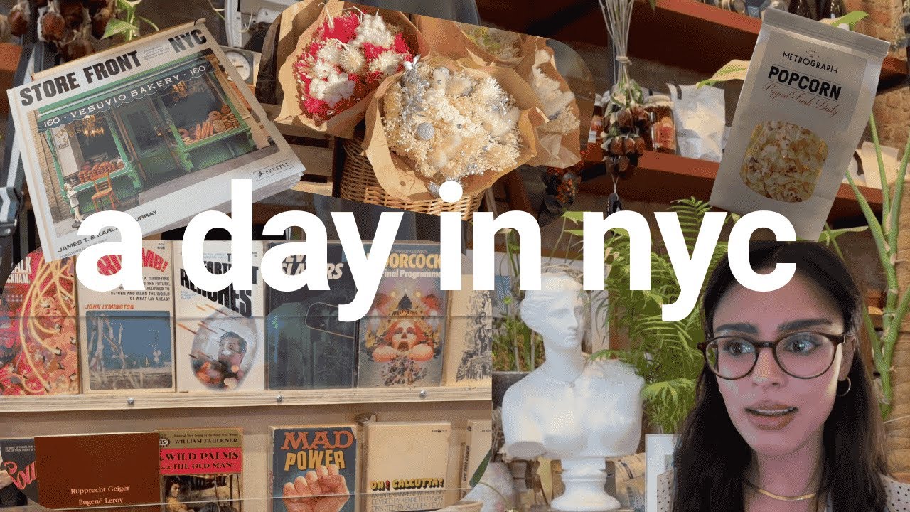 NYC VLOG  💻 📚  | bookstores & exploring the city after work 🌙