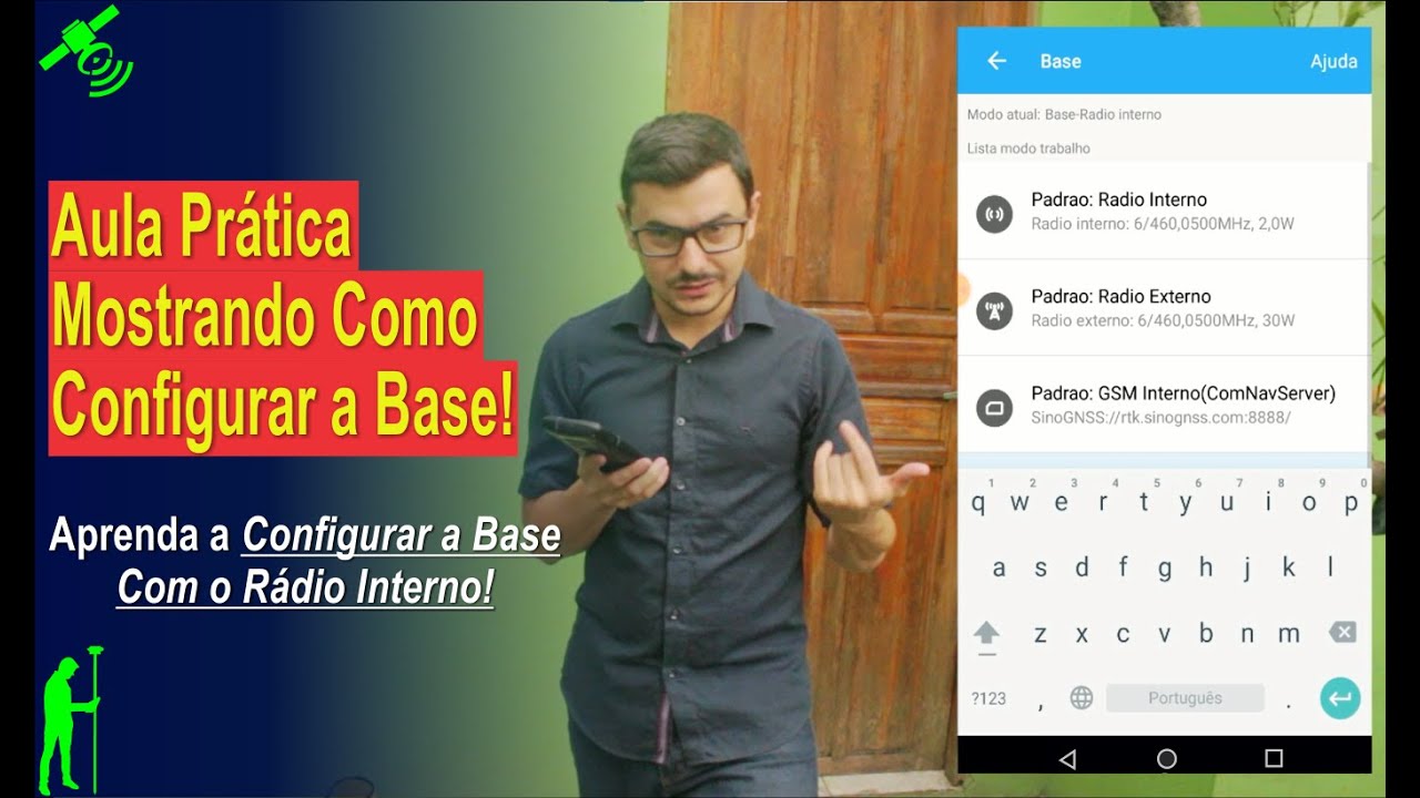Como Configurar a Base no Survey Master? Receptores T300, T30 e N3?