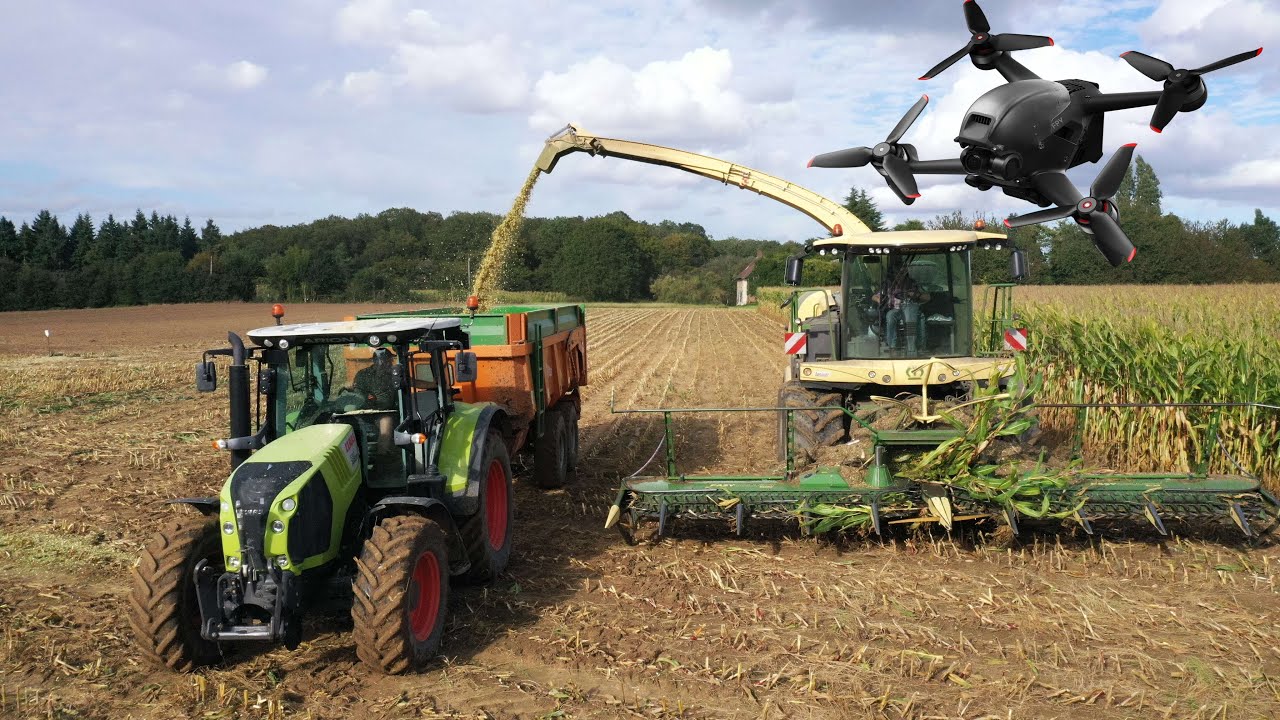 Ensilage 2021 dans l'Oise en Drone FPV