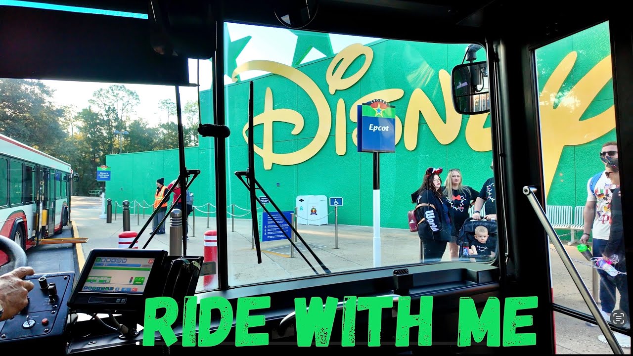 Ride With Me ~ 9am Disney Resort Bus from All-Star Sports to EPCOT ✨