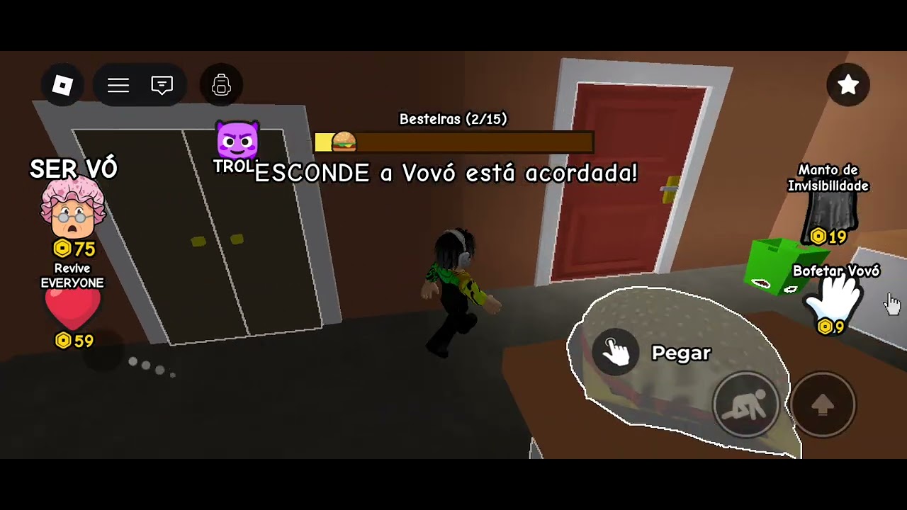 JOGUEI NÃO SEJA PEGO PELA VOVÓ, E O PIOR ACONTECEU!😱