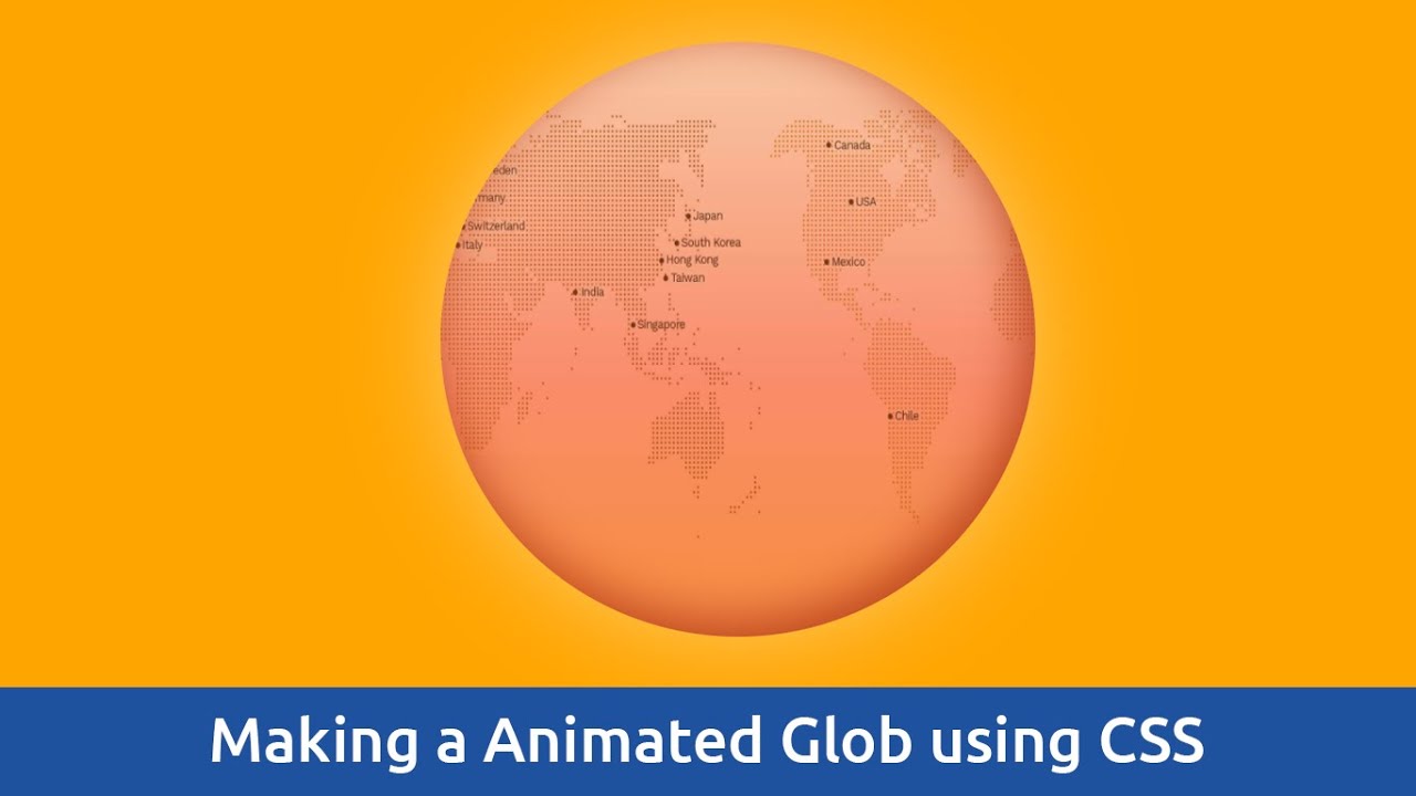 CSS Globe Animation | CSS  Animation and Keyframe Hindi Tutorial