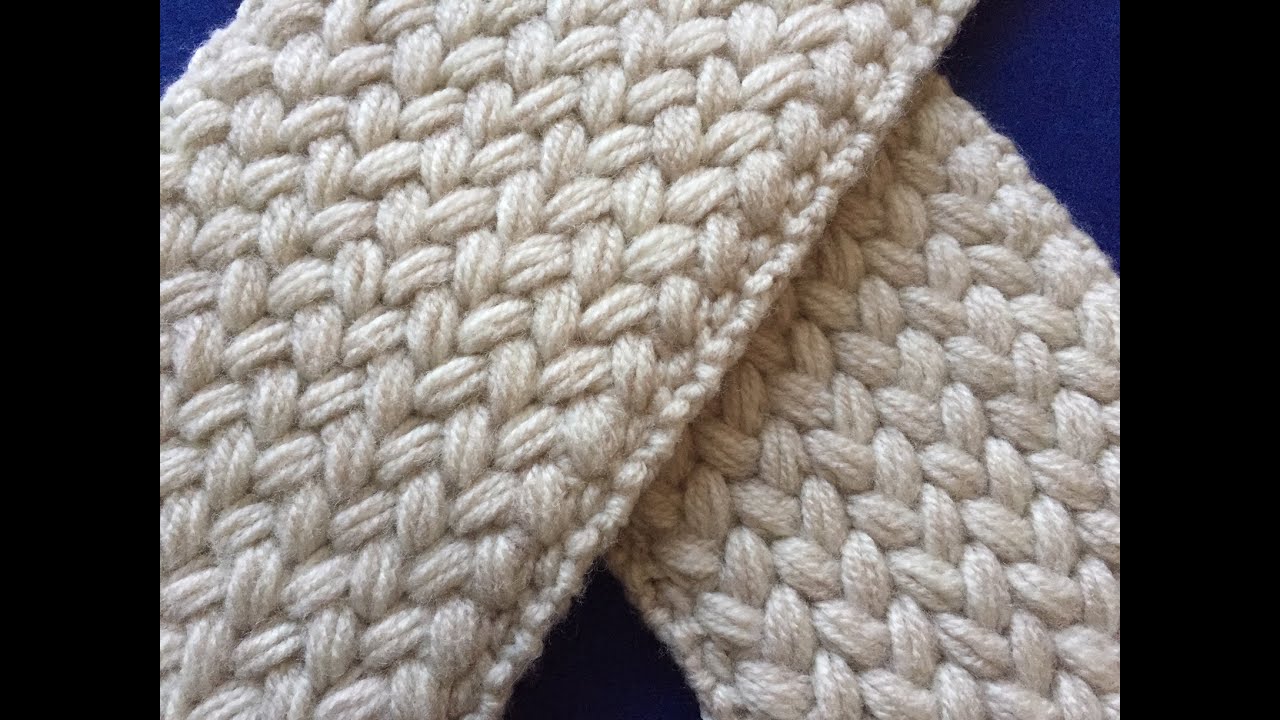 CROCHET SCARF TUTORIAL | ONE ROW REPEAT CROCHET STITCH
