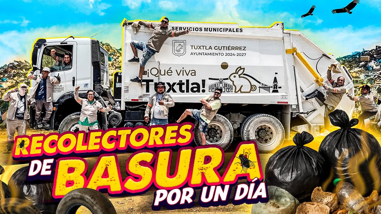 Recolectores de BASURA por un día con CEVICHURROS SHOW 🗑️🚚