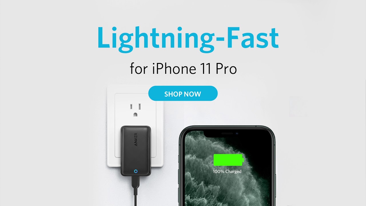 Anker | Super Slim, Ultra Fast for iPhone 11 Pro | Wall Charger