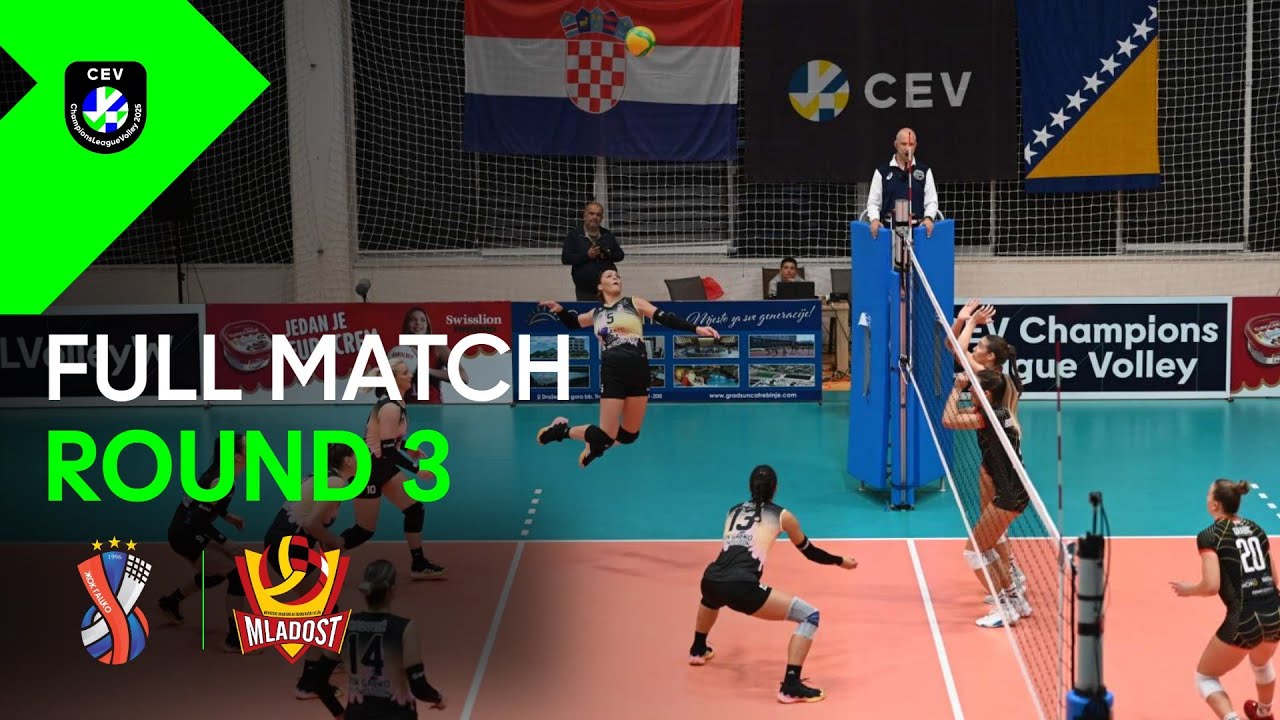 Full Match | ŽOK GACKO RD Swisslion vs. Mladost ZAGREB | CEV Champions League Volley 2025