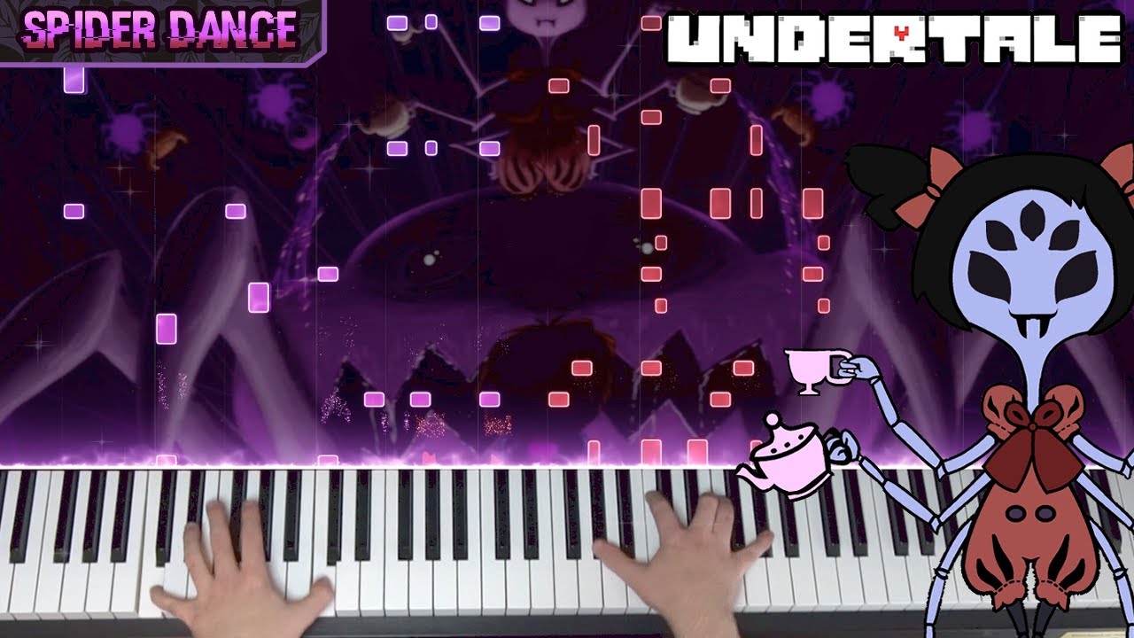 🕸️ Undertale - Spider Dance on Piano