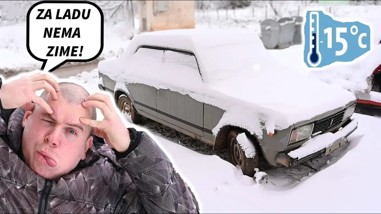 KAKO LADA IDE PO SNEGU SA ZADNJOM VUCOM?