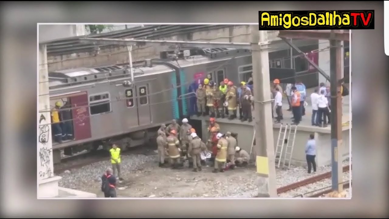 Dois Trens Batem E Maquinista Morre Na Esta&ccedil;&atilde;o De S&atilde;o Crist&oacute;v&atilde;o/RJ