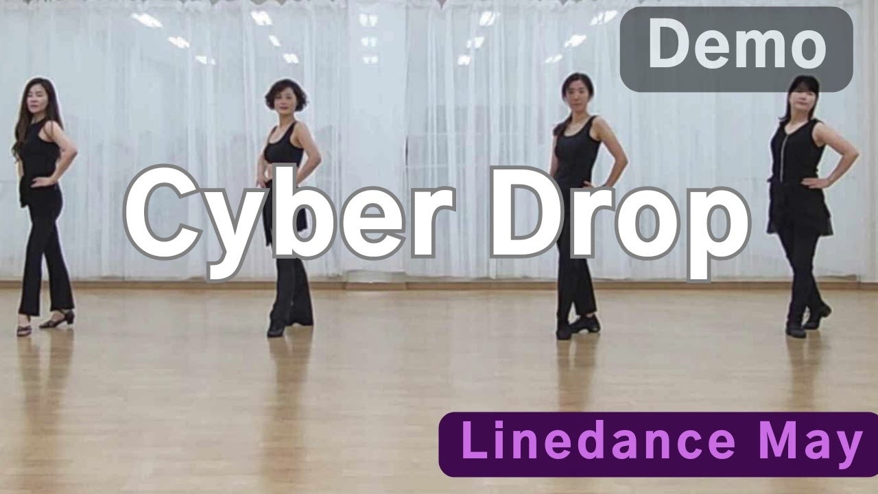 Cyber Drop Line Dance (Intermediate / Advanced Cha Cha) - Demo