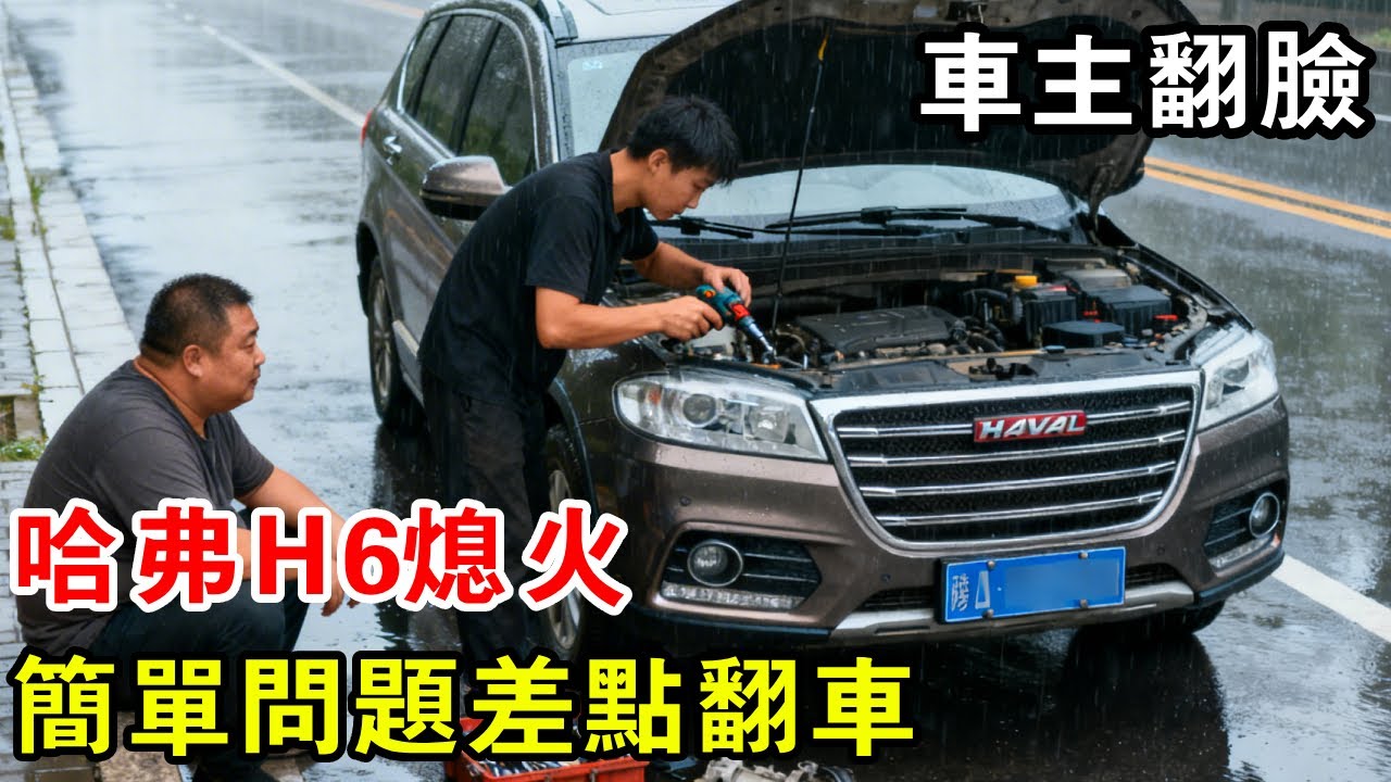 哈弗H6熄火，簡單問題車輪差點翻車，不料報價後車主翻臉了【暴躁的車輪】