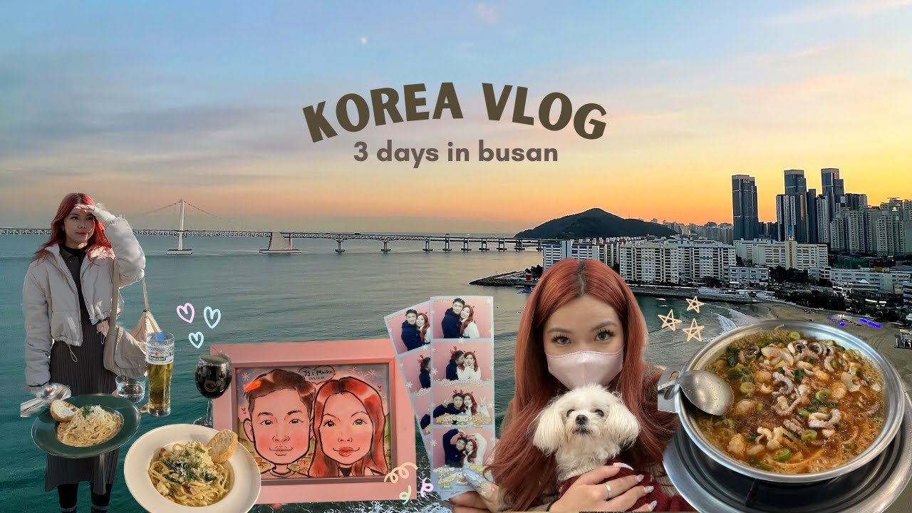 KOREA VLOG ep 2: 3d2n in busan, gwangalli beach, haeundae, busan x the sky, gamcheon culture village
