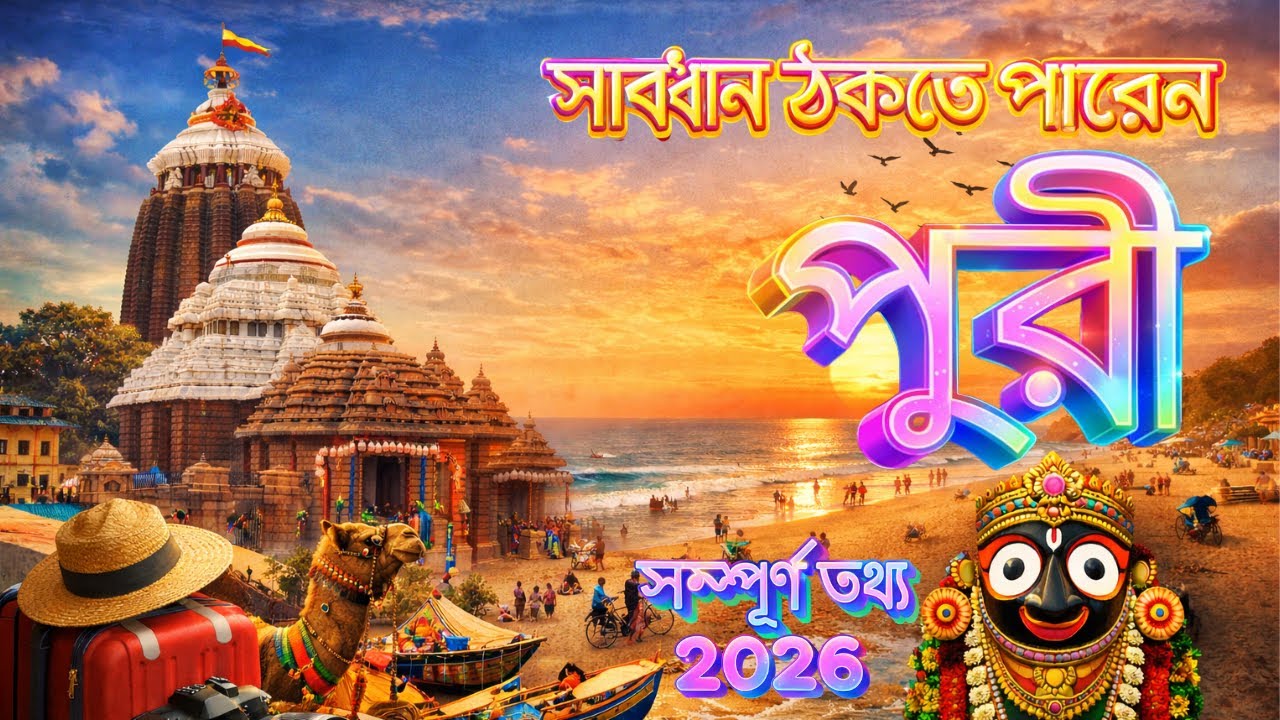 পুরী ট্যুর প্ল্যান 2026 III  Puri Tour Guide III Budget Plane
