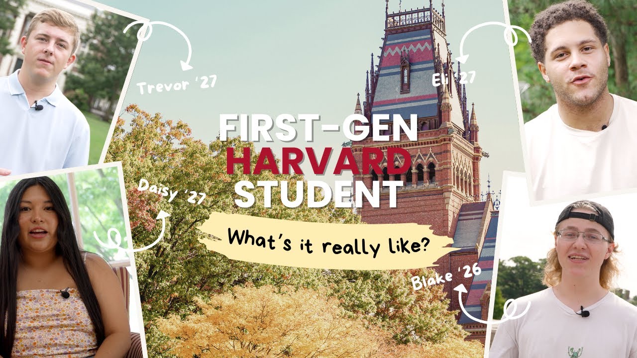 4 First Generation Students share what coming to Harvard is really like