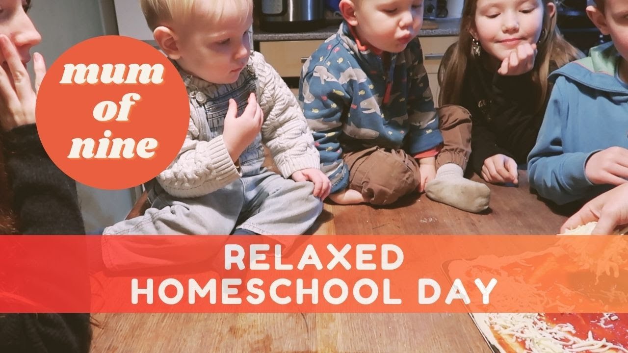 LARGE FAMILY DAY IN THE LIFE | homeschool, sourdough, book haul