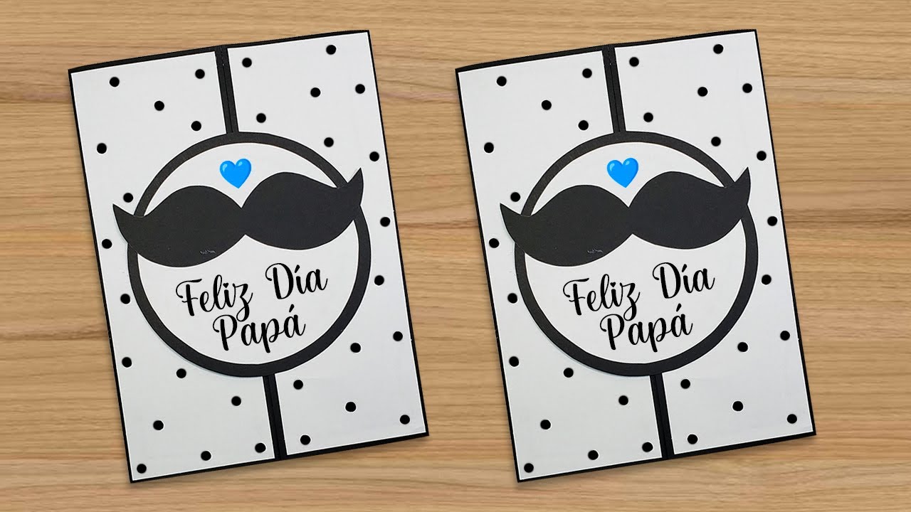 💙Como hacer una tarjeta para el DÍA DEL PADRE 🌺 Handmade easy Card Tutorial | Fathers Day