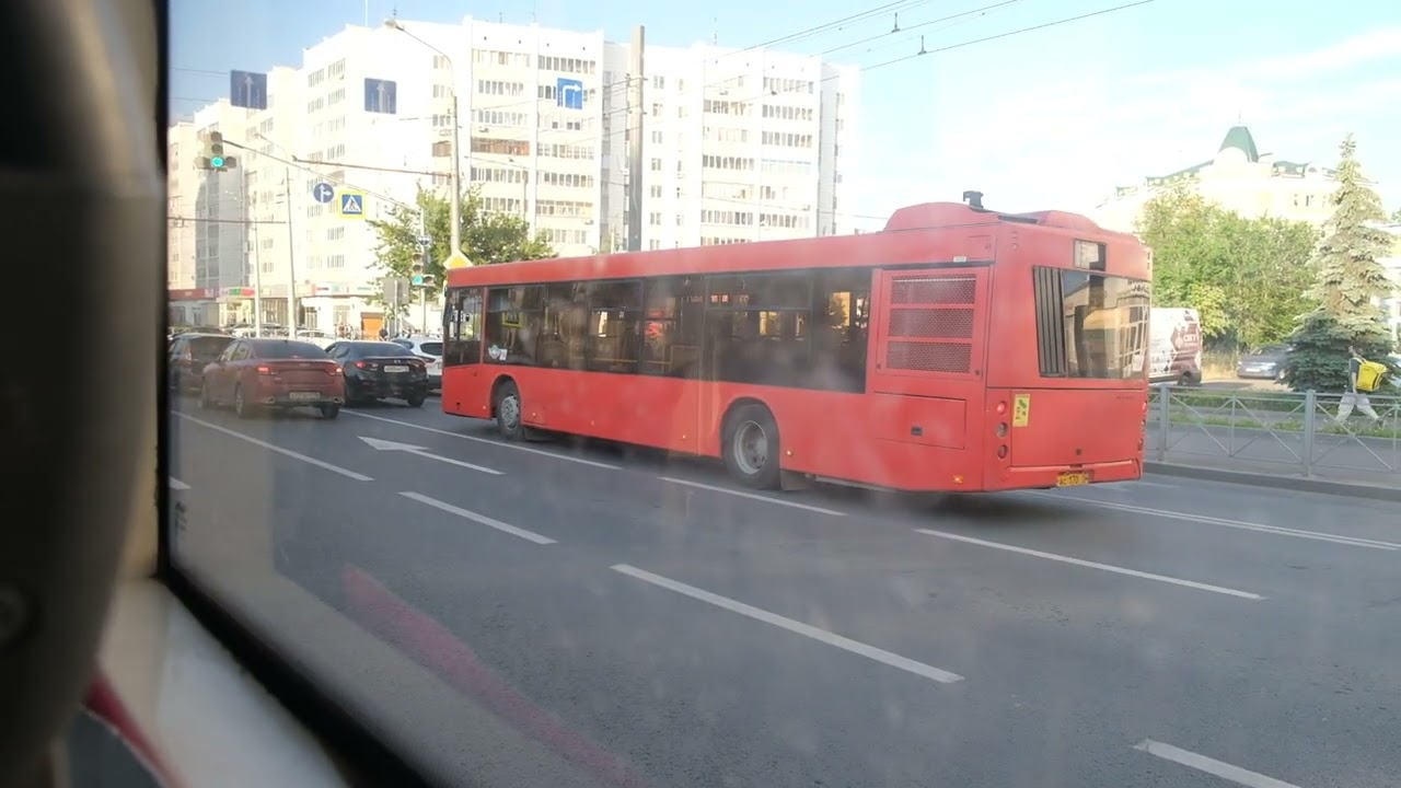 Открытие линии в Речной Порт! Поездка на трамвае КТМ 23 №1353 в Казани Маршрут №2
