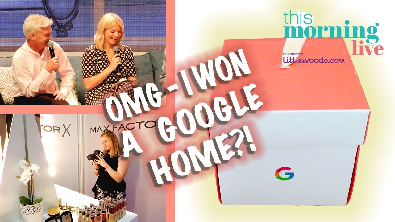 I WON A GOOGLE HOME MINI!!!!! THIS MORNING LIVE 2018 **