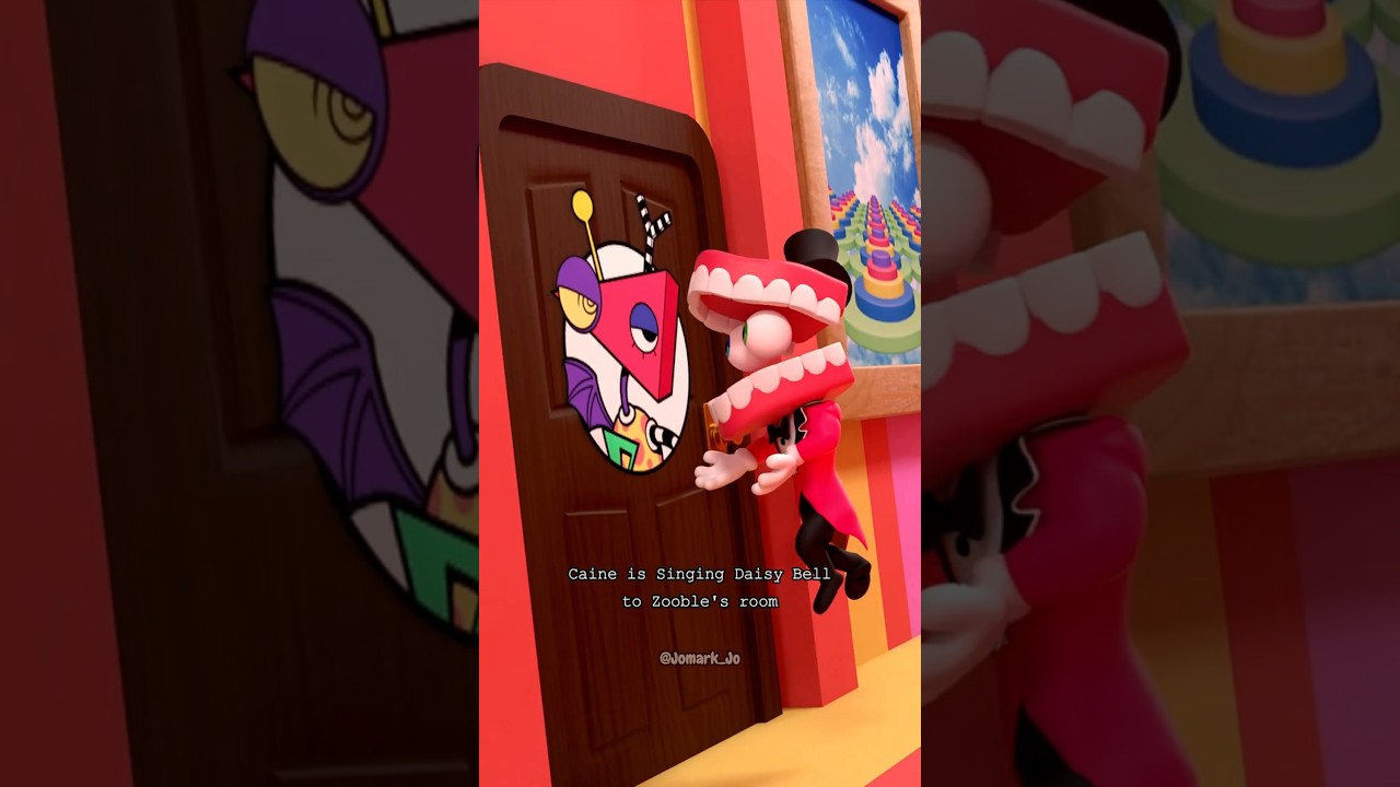 Caine sings daisy bell to zooble's room || The Amazing Digital Circus Animation