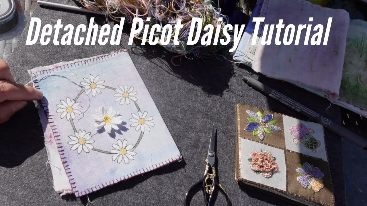 Daisies. Page 5 in the Fabric Flower Book