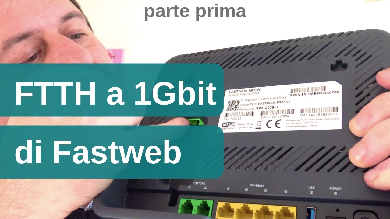 Testiamo la FTTH di Fastweb: lo speed test - parte 1