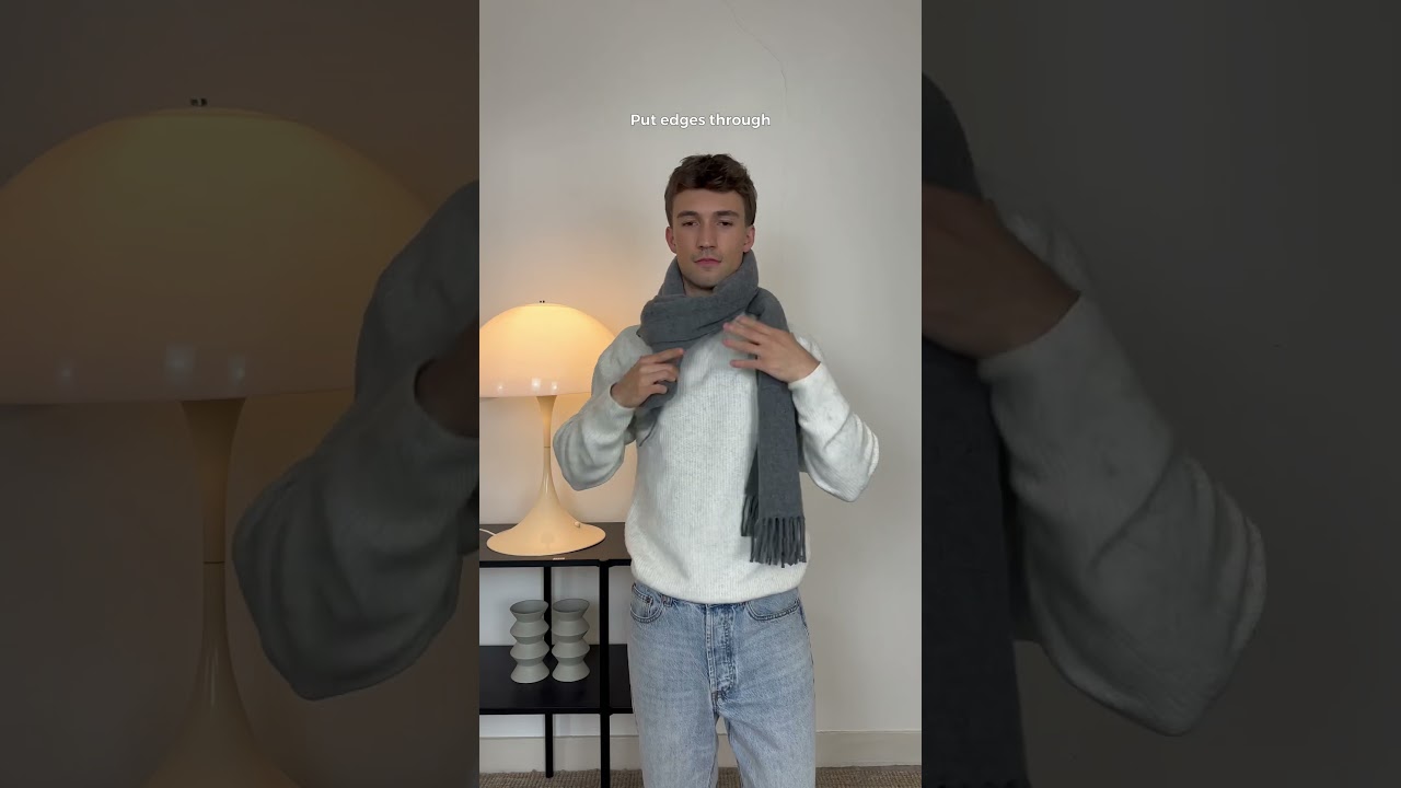 VIRAL SCARF HACK for Fall/Winter you need to see & save for later 🧣 SAVE FOR LATER 🫶🏻 #menswear