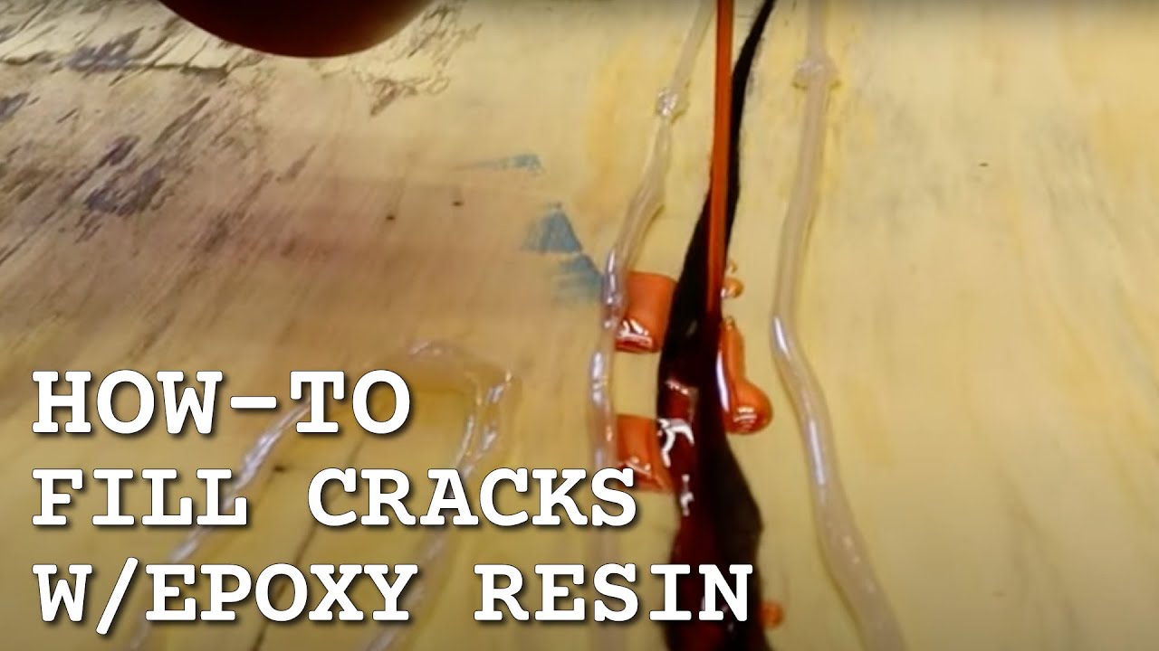 Как заполнить трещины и отверстия в плите эпоксидной смолой | Пошаговое руководство