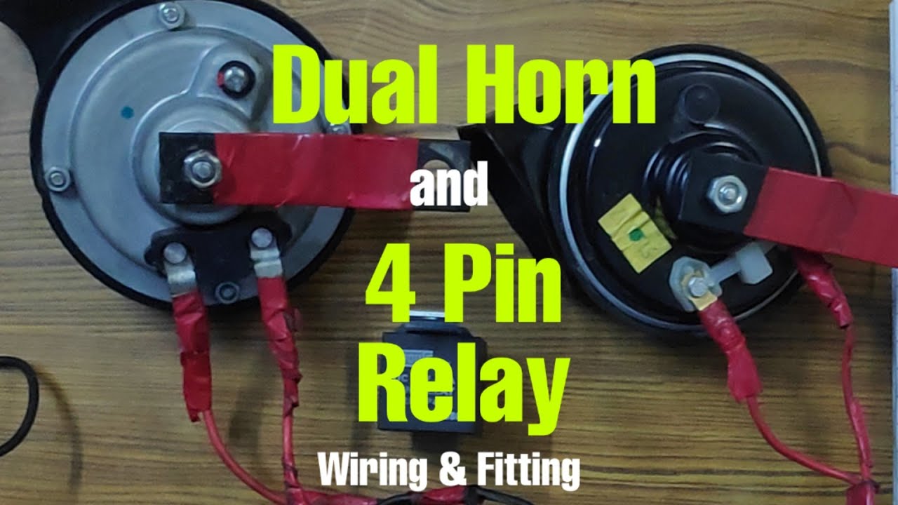 Fitting & Wiring 4 Pin Relay For Dual Tone Horn In Activa 125 - Easy