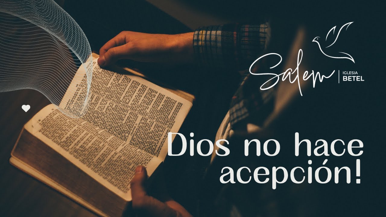 Hechos 10:34 Sin parcialidad!
