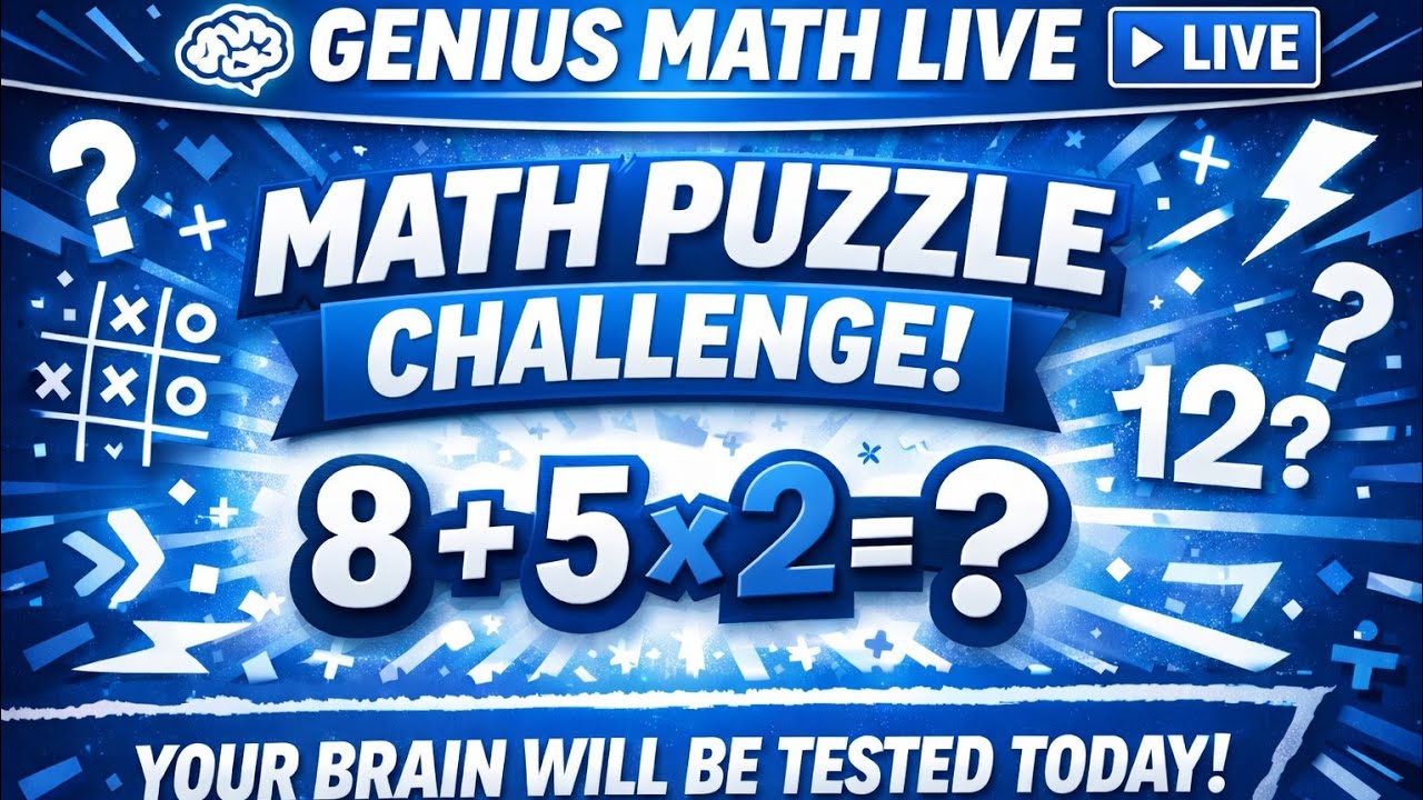 🔴 LIVE | Math Puzzle Challenge | Dimag Ghuma Dene Wale Sawalat