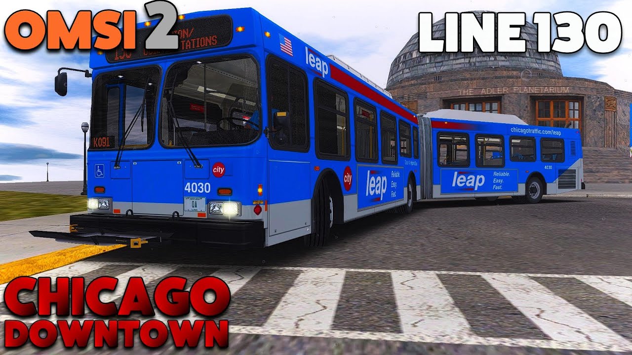OMSI 2 Let's Play #35 | New Flyer DE60LF | Chicago (Downtown): Line 130