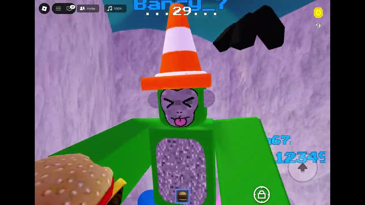 playing with gorilla teg but on Roblox 😱👍
