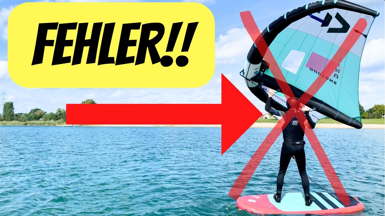 FALSCHE WENDE beim Wingfoilen! Machst du auch diesen Fehler?