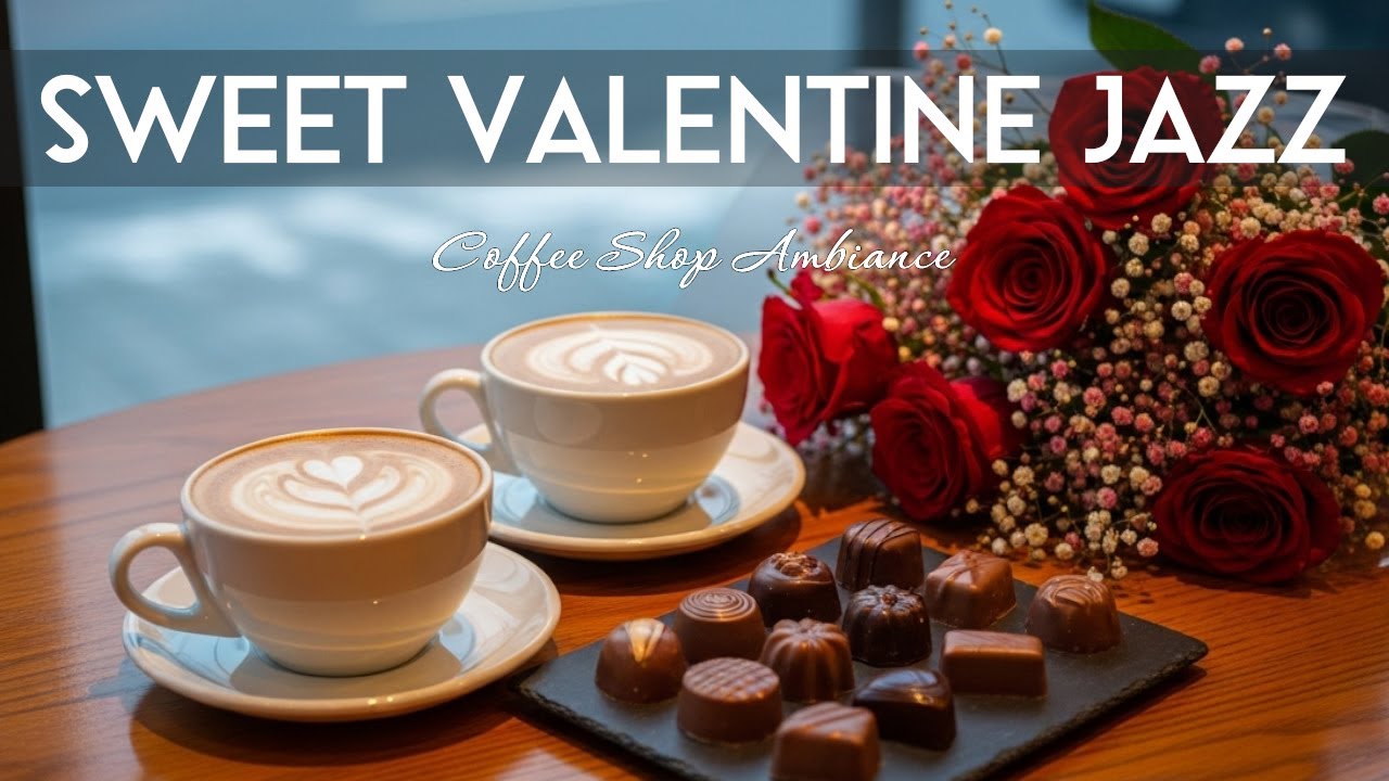 Sweet Valentine Jazz☕ Coffee Shop Ambiance Background for Relaxing, Great Moods and Cheerful