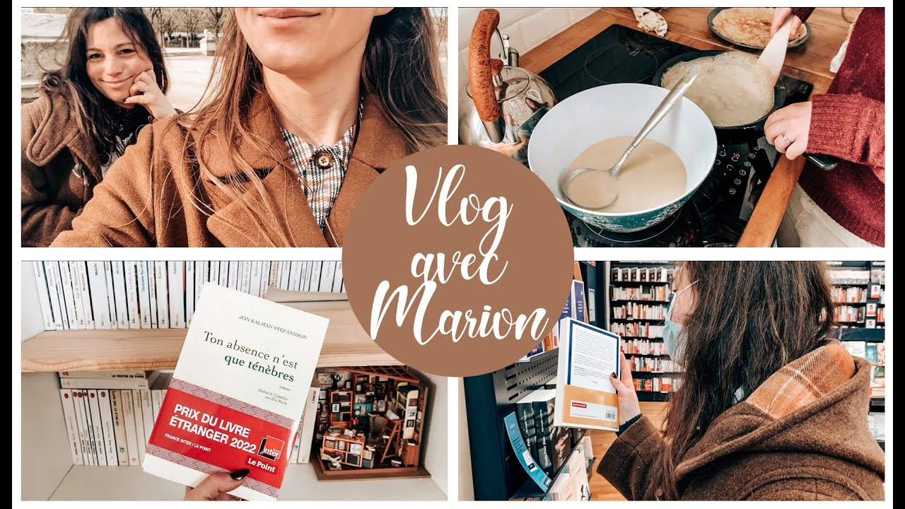 Vlog // Une semaine avec Marion @par_un_soir_d_automne : entre Paris & son cocon 🍂📚☕️
