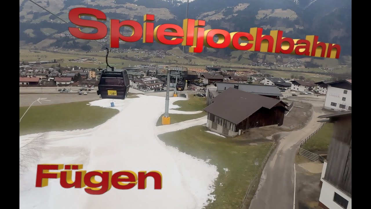 Spieljoch Bahn Fügen von der Bergstation Mountain Loft zur Talstation